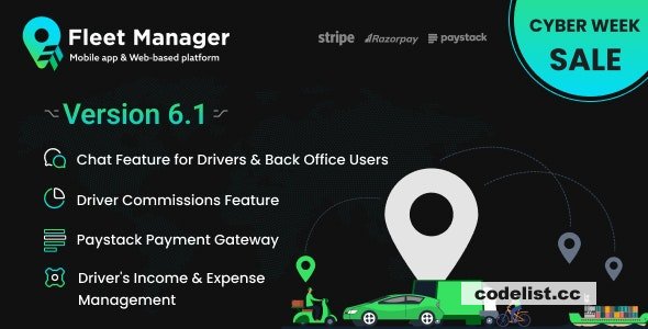Fleet Manager v6.1 - Vehicle Management & Booking System - nulled