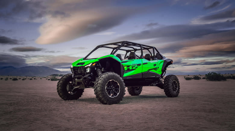 Mad Scientists At Kawasaki Shoved A 250-HP Supercharged Motorcycle Engine In A Side-By-Side To Beat Can-Am And Polaris At Their Own Game