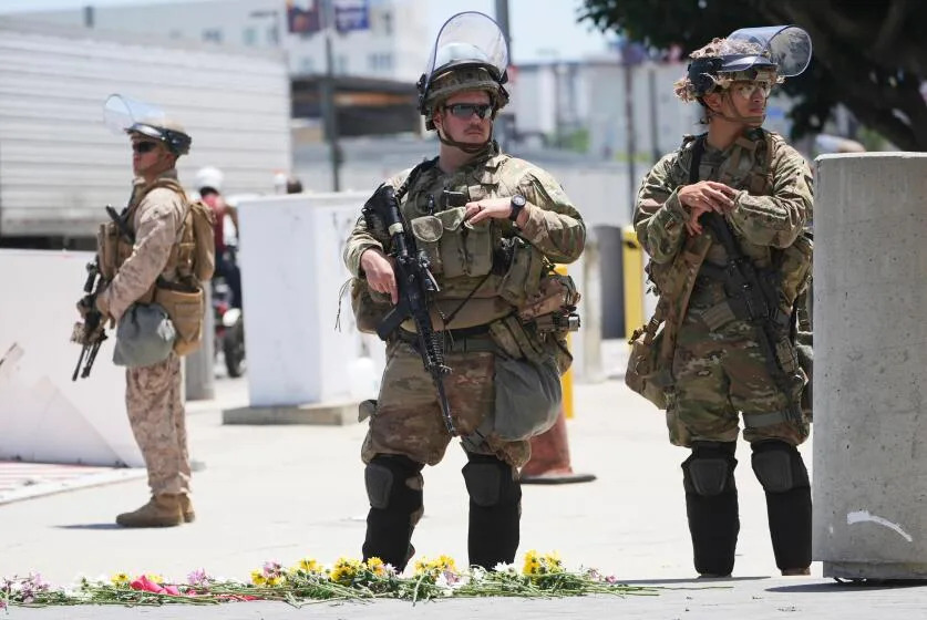More than 1,000 National Guard troops leaving L.A. Newsom says Trump's 'political theater backfired'