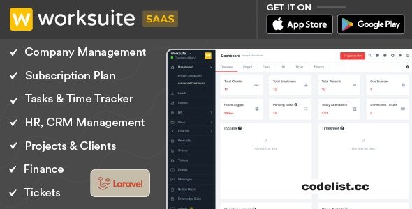 Worksuite Saas v5.3.84 - Project Management System - nulled