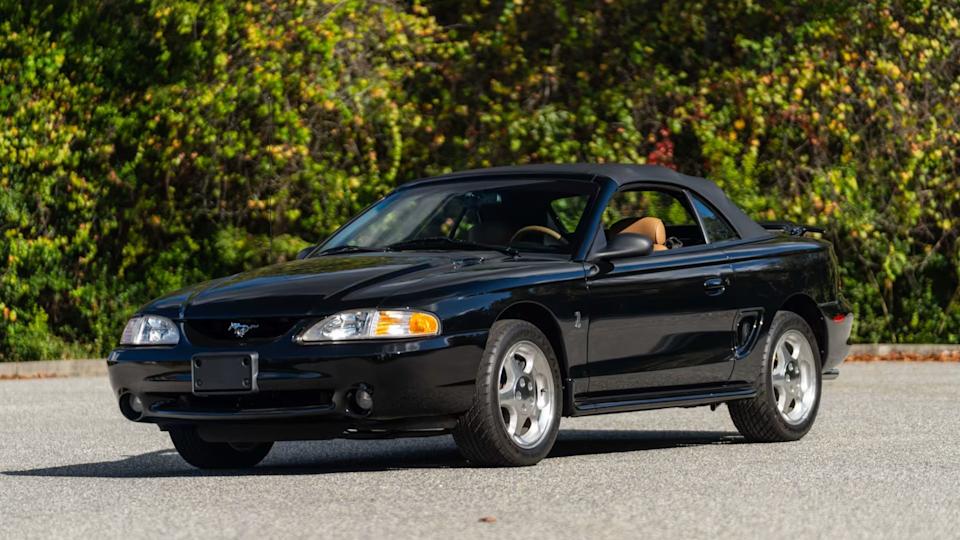Ultra-Low Mileage 1995 Ford Mustang SVT Cobra Convertible Heads to Auction