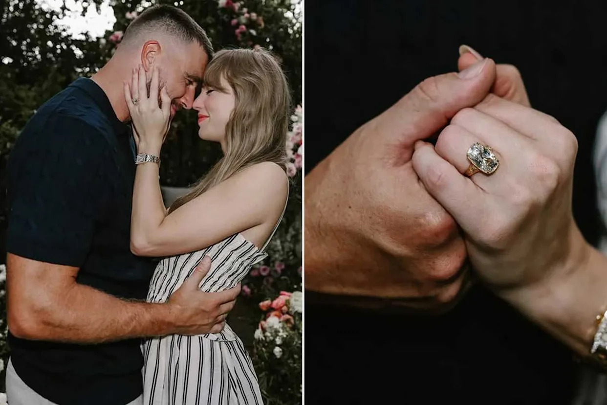 A Closer Look at Taylor Swift's Massive and Deeply Meaningful Engagement Ring Designed by Travis Kelce