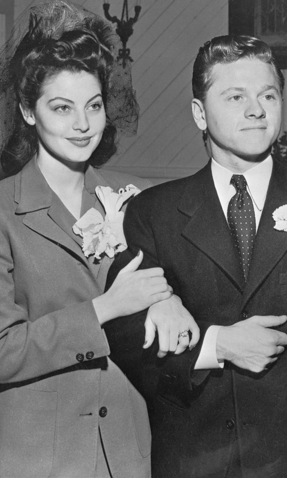 Boda de Mickey Rooney y Ava Gardner