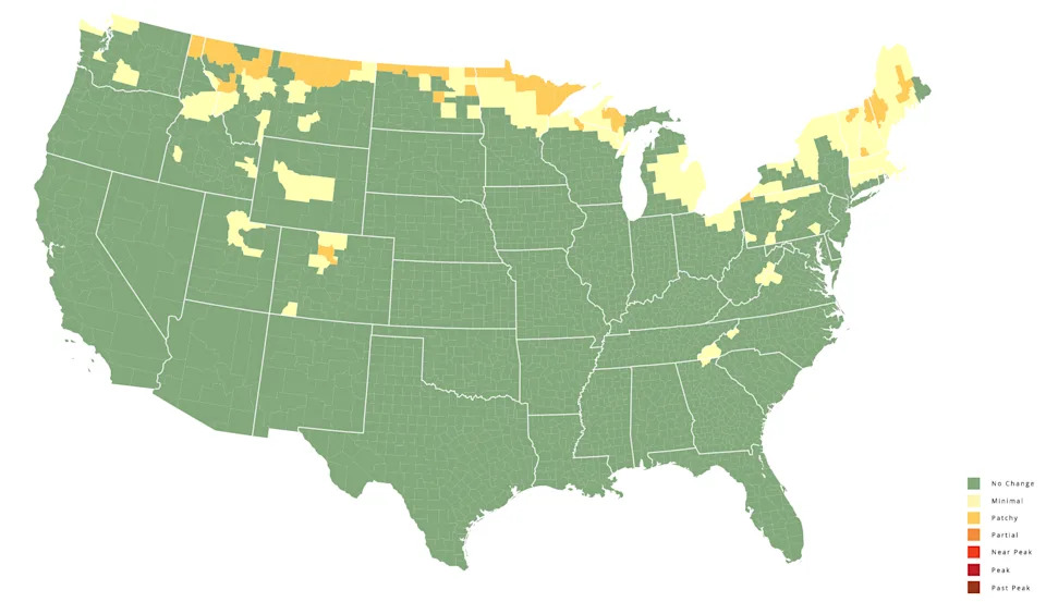 New Hampshire Fall Foliage 2025: Weekly forecast maps show when, where fall colors will peak