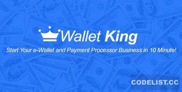 Wallet King v1.0 - Online Payment Gateway with API Wallet King v1.0 - Online Payment Gateway with API