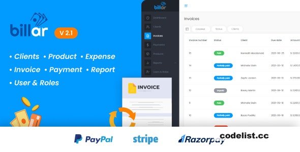 Billar v2.1 - Invoice Management System - nulled