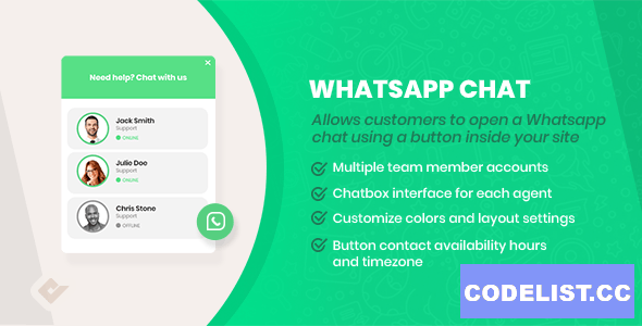 WordPress WhatsApp Chat Box v2.5.7