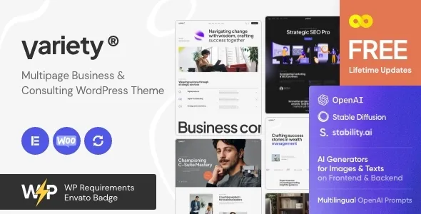Variety - Multipage Business & Consulting WordPress Theme v1.5