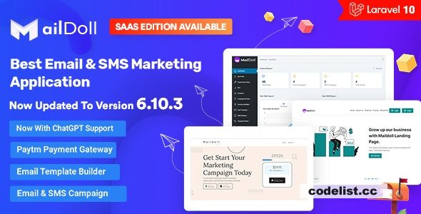 Maildoll v6.10.9 - Email Marketing Application - A SAAS Based Email Marketing Software