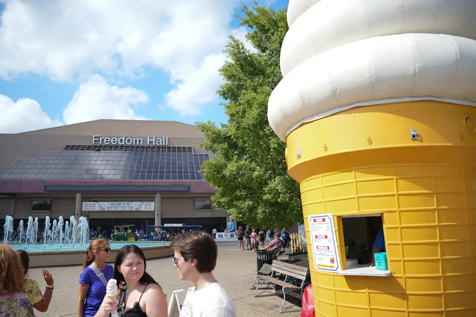 People walked around at the Kentucky State Fair Friday.
Aug. 16, 2024