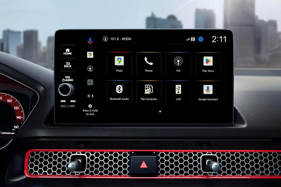 2025 Honda Civic Si infotainment displayHonda