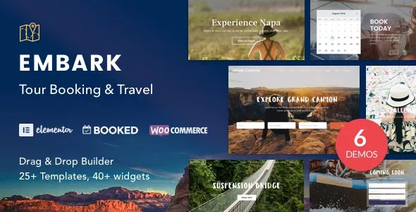 Embark - Tour Booking & Travel WordPress Theme v1.4.1