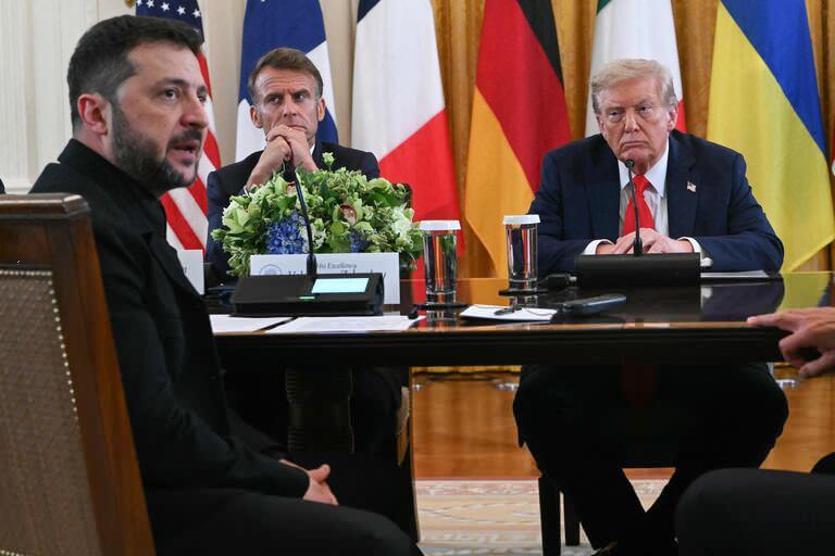 Los líderes europeos viajaron a Washington con el objetivo de respaldar a Volodimir Zelensky en su bilateral con Donald Trump