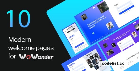 Wonderful v1.4.2 - The Ultimate Welcome Page Themes For WoWonder