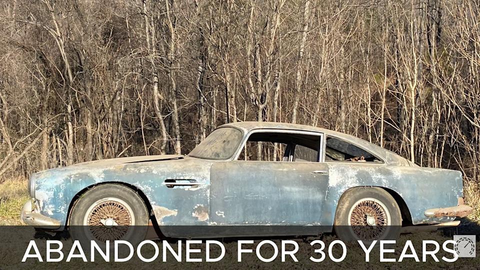 Rare Aston Martin DB4 Discovered After 30 Years Hidden in a Barn