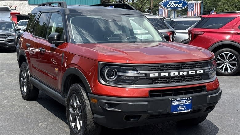 Red Ford Bronco Sport