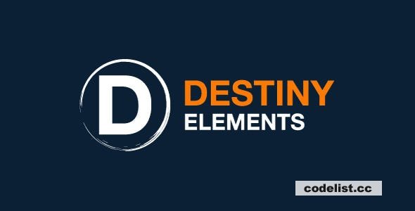 Destiny Elements v1.7.0 - The #1 Element Addon for Breakdance