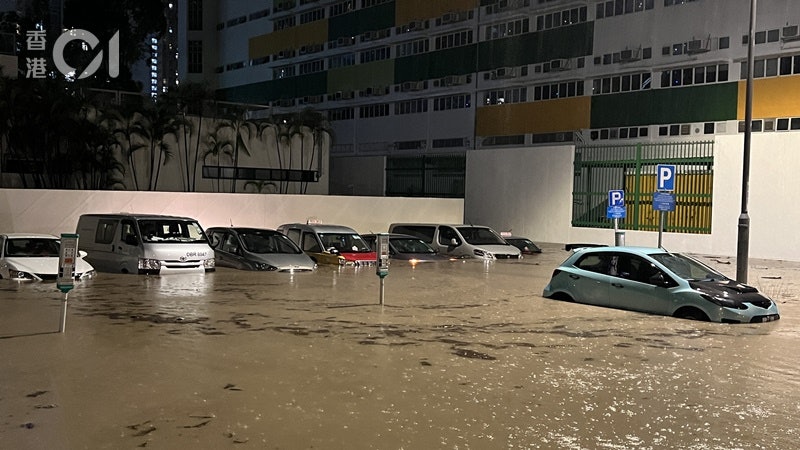 中央氣象台：將軍澳首八個月降水量達2397毫米　冠絕全國各地區