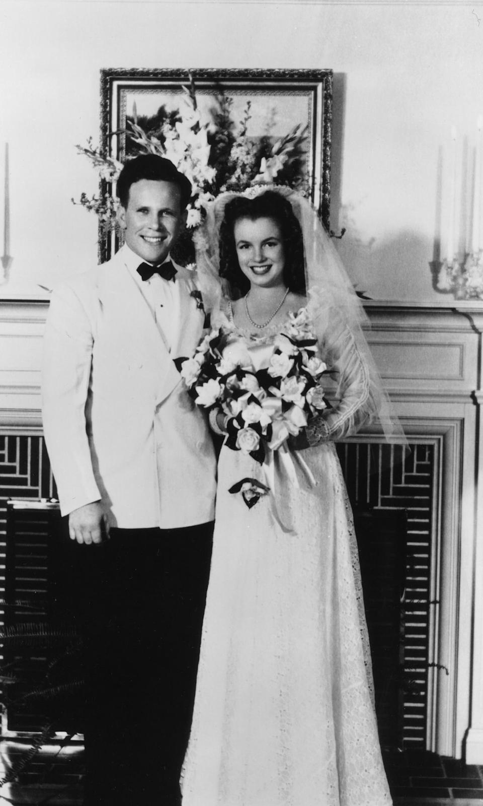 Boda de Marilyn Monroe y James Dougherty