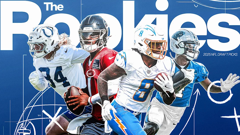 Meet the 2025 class of fantasy rookies. (Photo by Henry Russell/Yahoo Sports)