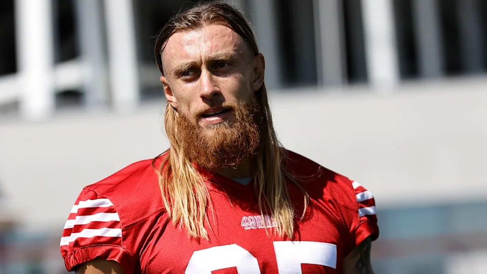 Smelling salts appear to be an integral part of George Kittle's football routine. The NFL is probably doing him a favor.