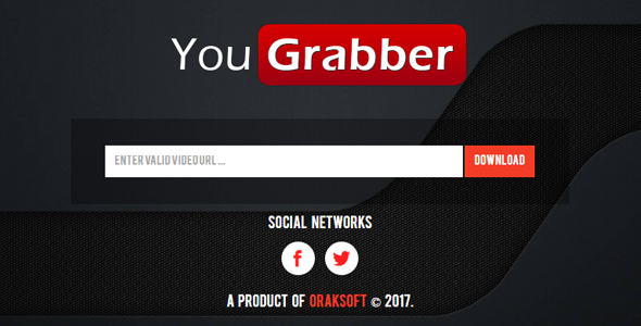 YouGrabber v1.0 - Premium YouTube Downloader & YouTube to MP3 Script YouGrabber v1.0 - Premium YouTube Downloader & YouTube to MP3 Script