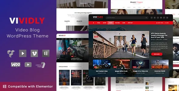 Vividly - Video Blog WordPress Theme v1.5.4