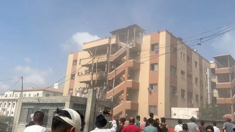 Israeli military says it carried out strike in area of Gaza's Nasser hospital