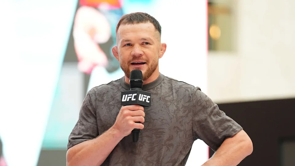 ABU DHABI, UNITED ARAB EMIRATES - JULY 23: Petr Yan works out for fans and media during the UFC Fight Night Open Workouts at Yas Mall on July 23, 2025 in Yas Island, Abu Dhabi, United Arab Emirates. (Photo by Chris Unger/Zuffa LLC)