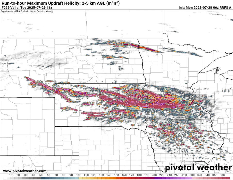 RRFS updraft helicity tracks