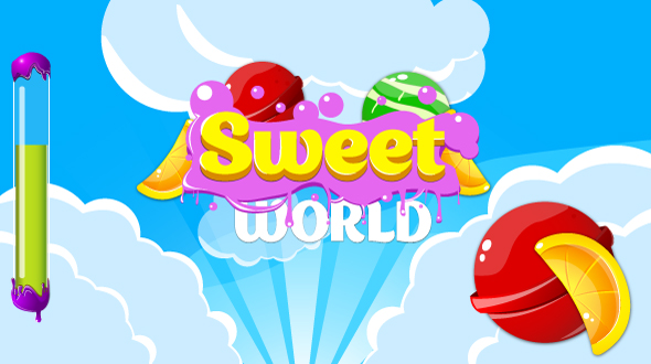 Sweet world - HTML5 game. Construct2 (.capx) + mobile Sweet world - HTML5 game. Construct2 (.capx) + mobile