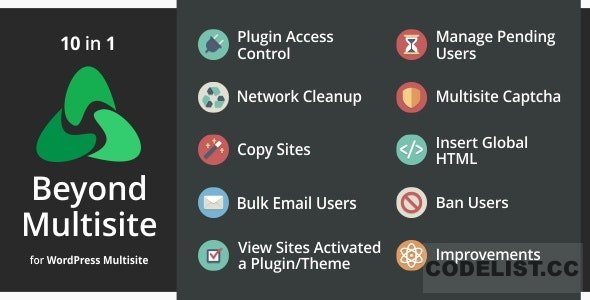 Beyond Multisite v1.12.0 - Utilities for WordPress Network Admins