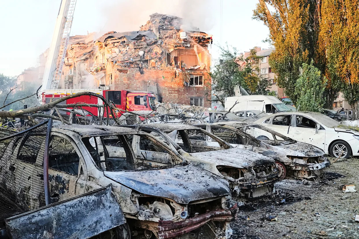 Mass Russian drone and missile attack kills 4 and injures 24 in Ukraine's capital