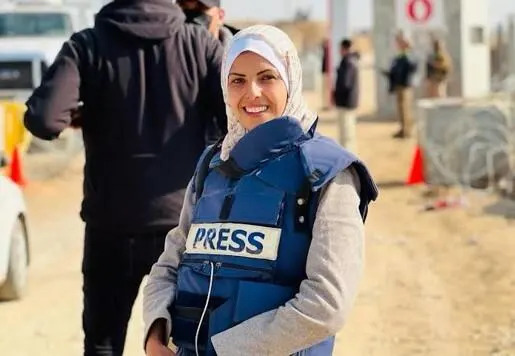 Freelance Palestinian journalist Maryam Abu Daqa, who worked for The Associated Press throughout the war in Gaza until she was killed in an Israeli strike at Nasser Hospital in Khan Younis on Aug. 25, 2025, is seen in an undated file photo.