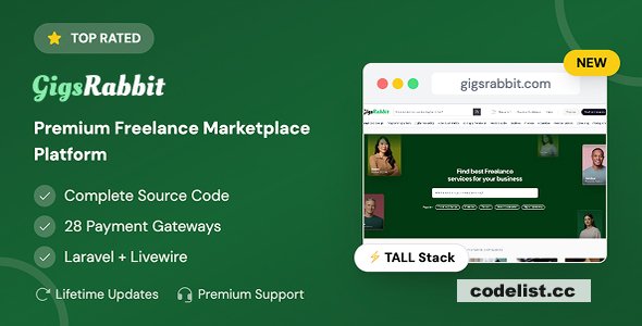 GigsRabbit v1.0 - Premium Freelance Marketplace Platform