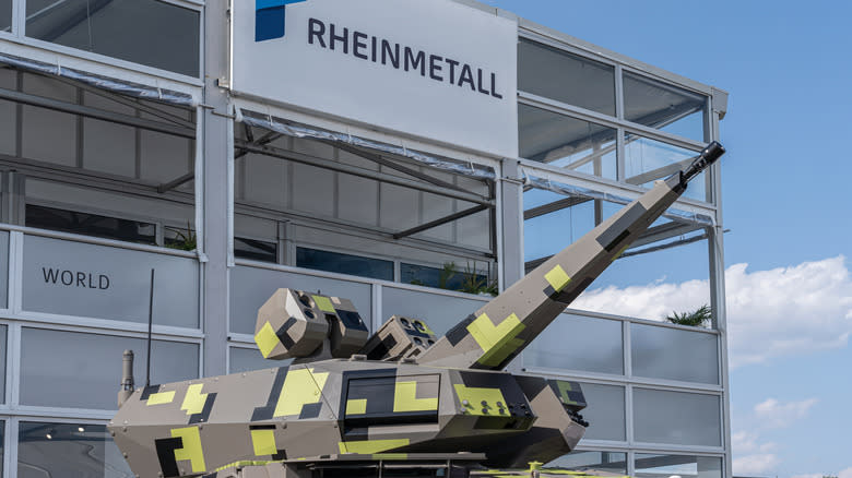 A Skyranger 30 anti-drone and missile system from Rheinmetall