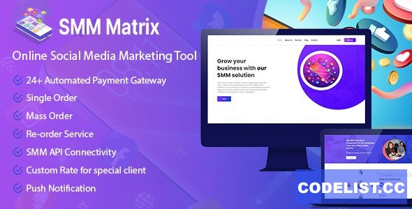 SMM Matrix v1.2 - Social Media Marketing Tool - nulled