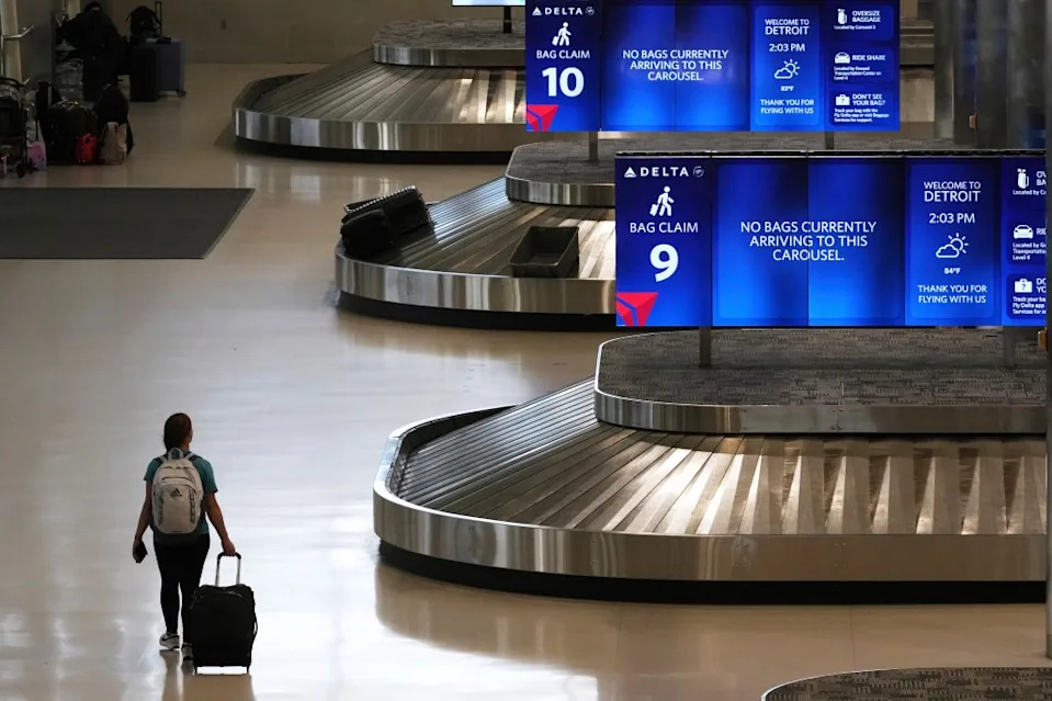 People in the video’s comments were quick to defend the traveler who refused to watch the woman’s bags. AP