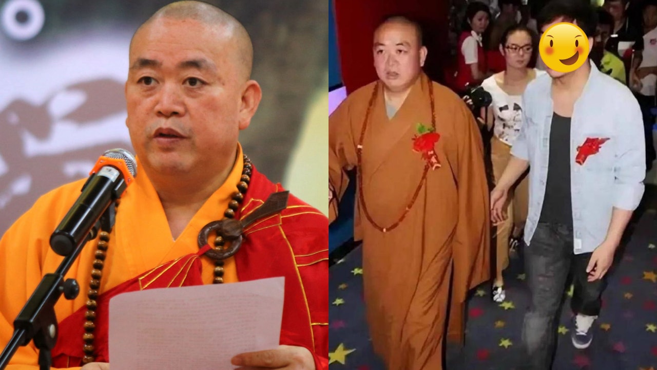 少林寺釋永信傳有7情婦21私生子　跟內地男星認識35年情同父子