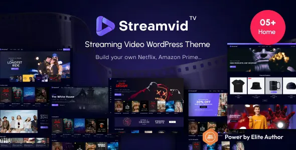 StreamVid - Streaming Video WordPress Theme v6.2.2