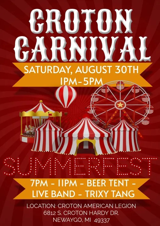 Croton Township Campground sponsors the first ever Croton Summer Fest and Croton Carnival. (Courtesy Christine Cole)