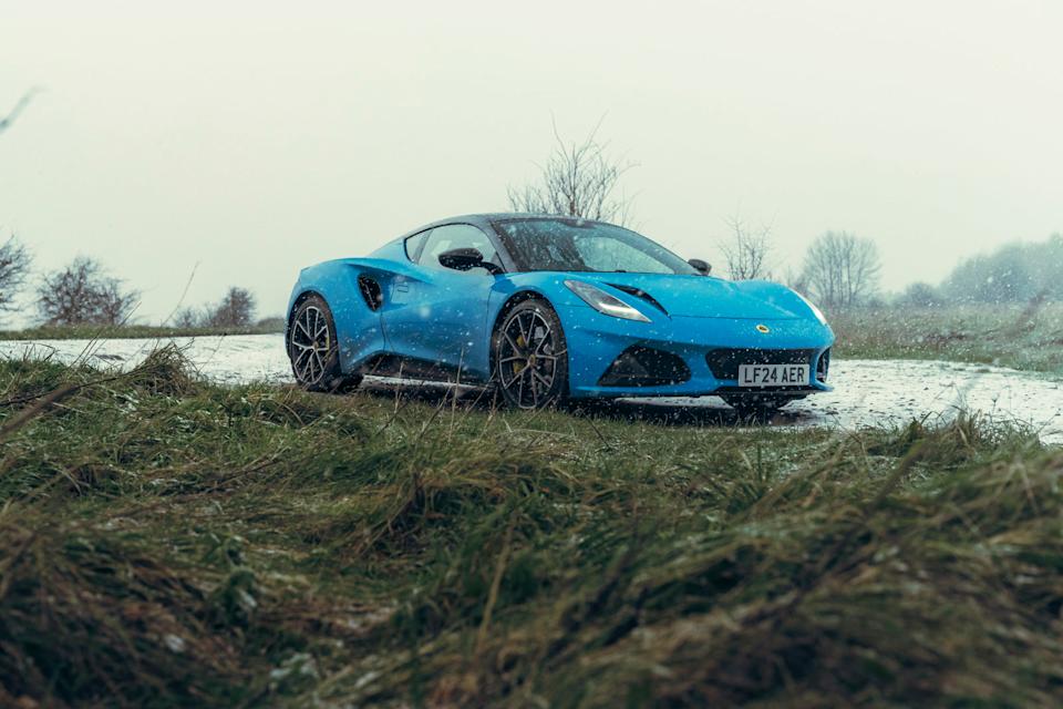 18 Lotus Emira V6 2025 Autocar road test review static