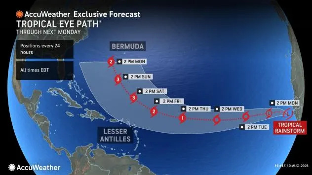 First Atlantic hurricane of the 2025 season may form around mid-August