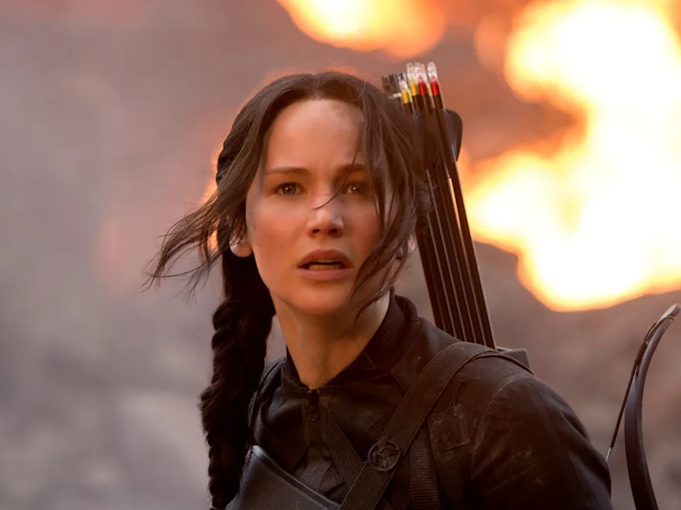 Jennifer Lawrence in ‘The Hunger Games: Mockingjay – Part 1' (Lionsgate)