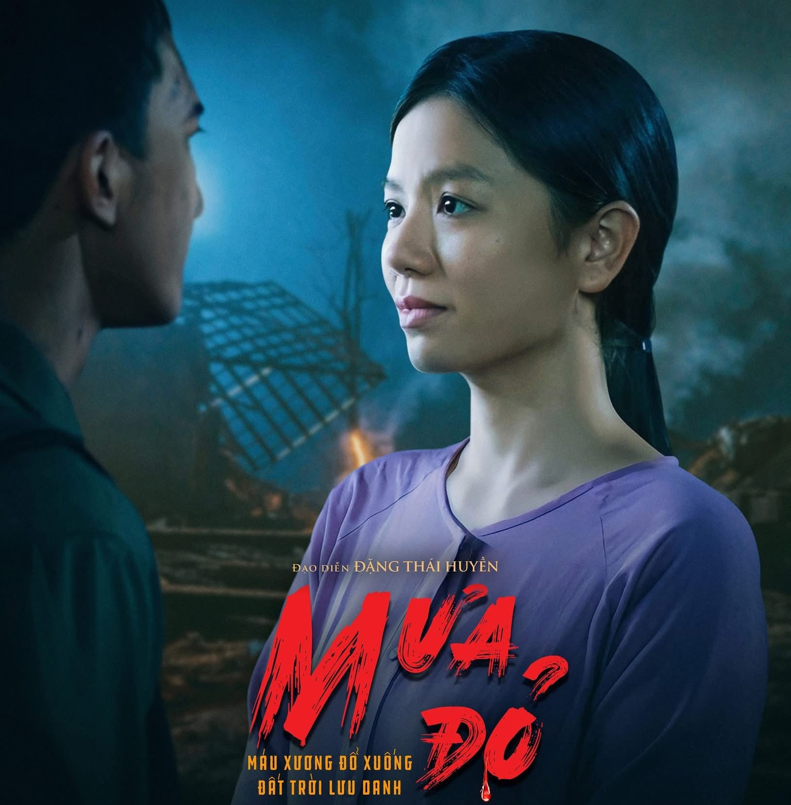 Nhan sắc đời thực trái ngược trên phim của cô lái đò gây sốt trong 'Mưa đỏ'