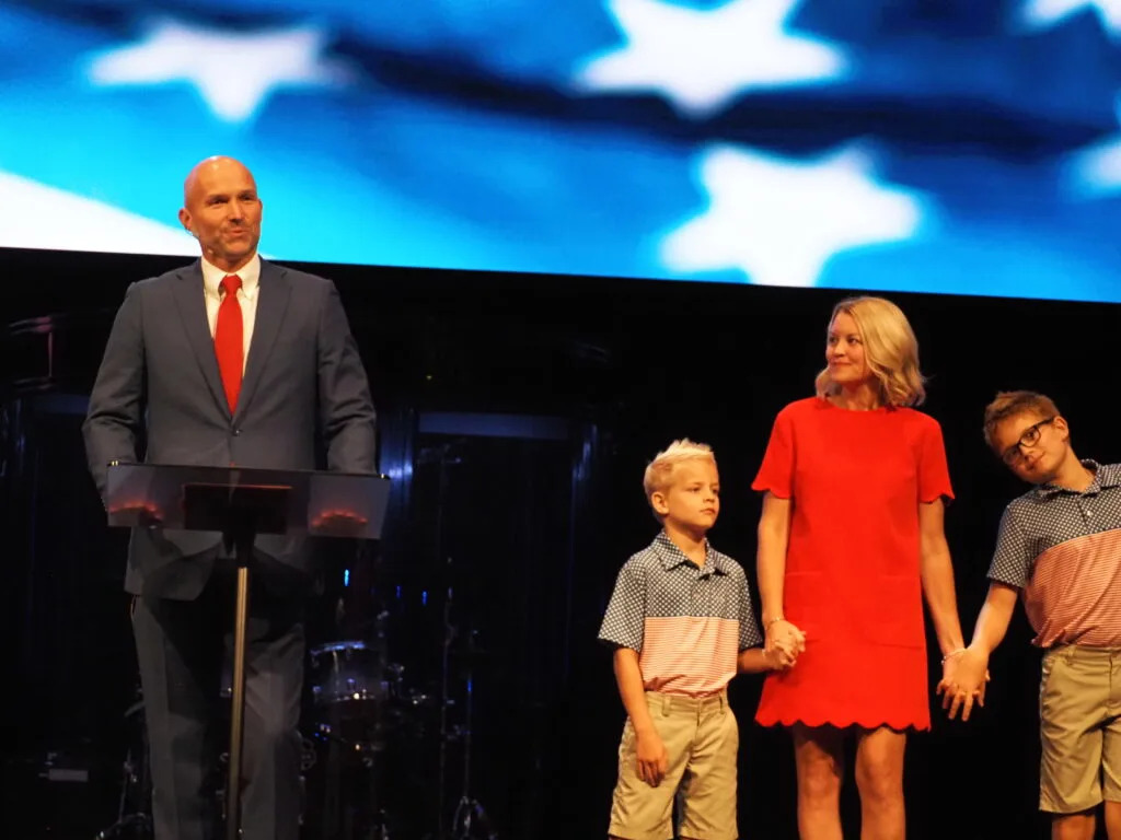 Former Iowa administrator Adam Steen announces GOP campaign for governor