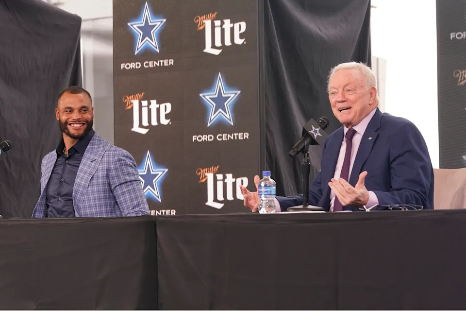 Dak Prescott has been here before with Jerry Jones — on multiple occasions. 