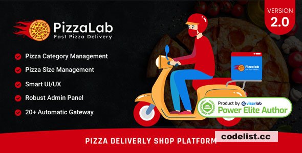 PizzaLab v2.0 - Pizza Delivery Shop Platform