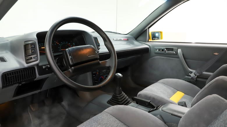 1990 Chevrolet Beretta Indy Coupe interior cabin