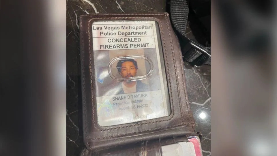 Approved by Hartfield Image shows the suspected New York shooting Shane Devon Tamura’s firearms permit. - Obtained by CNN